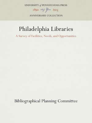 cover image of Philadelphia Libraries